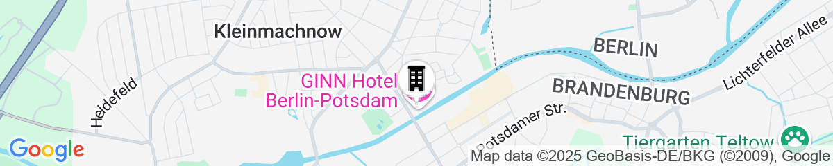 Map for GINN Hotel Berlin - Potsdam