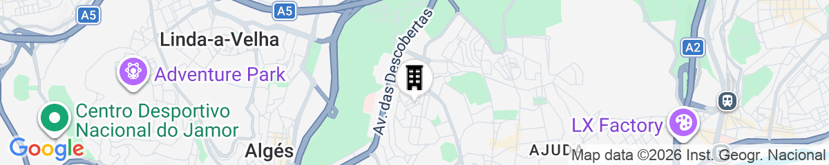 Map for Help Yourself Hostels - Restelo