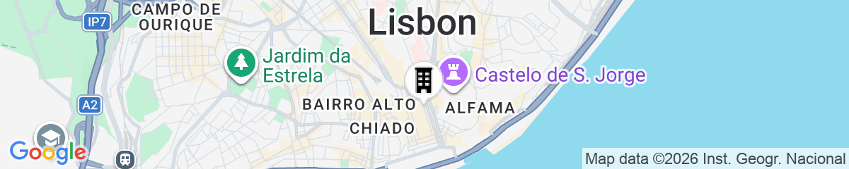 Map for Vistas de Lisboa Hostel