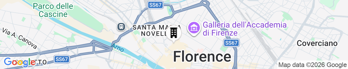 Map for Hotel Accademia