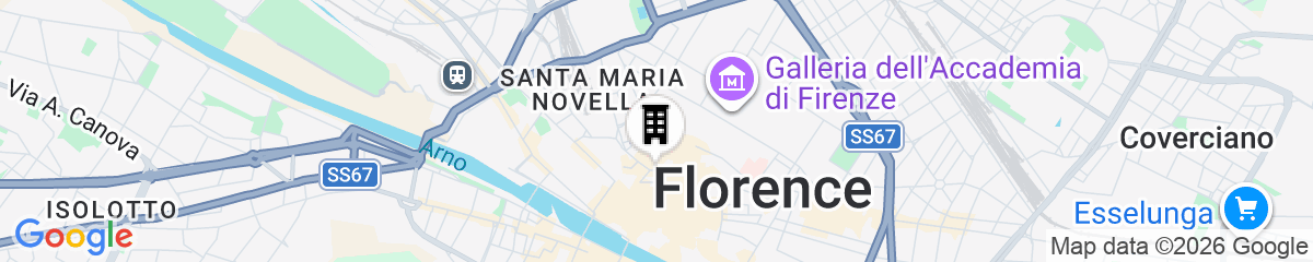 Map for B&B Hotel Firenze Laurus al Duomo