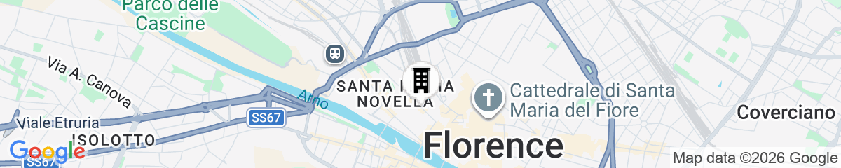 Map for Hotel la Scala