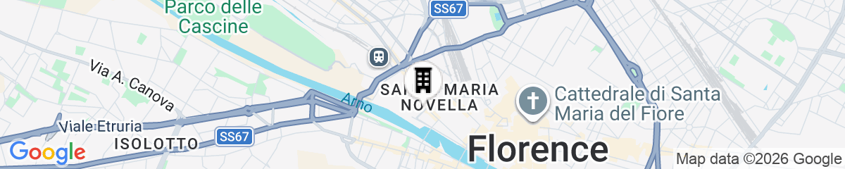 Map for Hotel Executive Florence