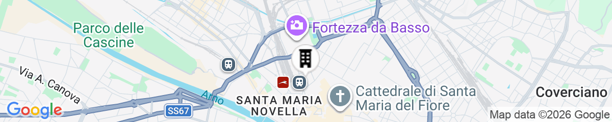 Map for Hotel Albani Firenze