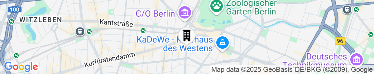 Map for H10 Berlin Ku'Damm