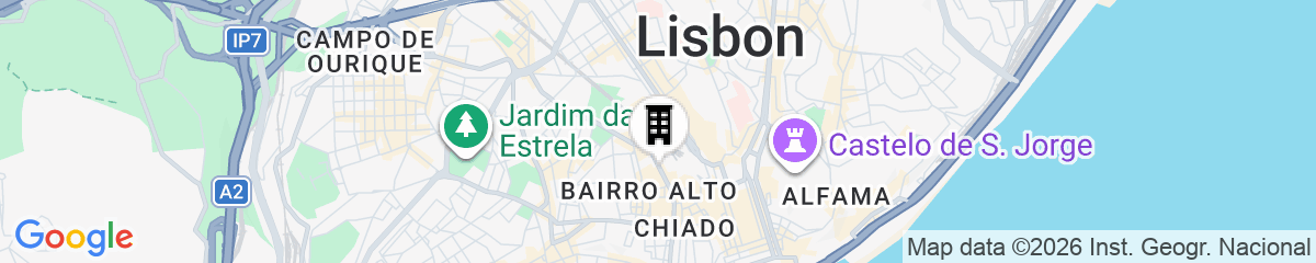 Map for Bairro Alto Guesthouse