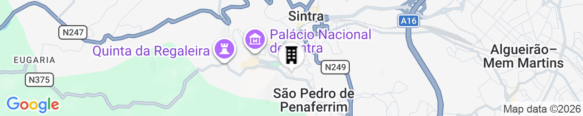 Map for Quinta Das Murtas B&B