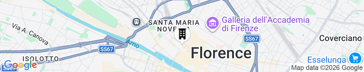 Map for Hotel Rosso 23