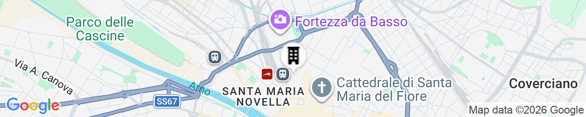 Map for Mercure Firenze Centro