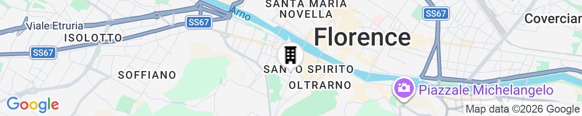 Map for Serragli - Art Flat