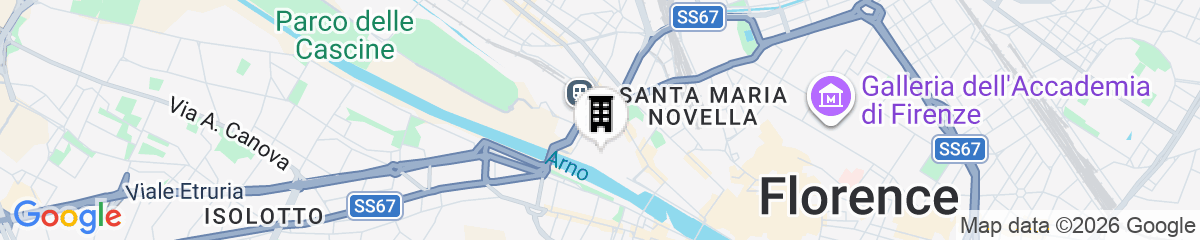 Map for Teatro Luxury Apartments Firenze - Starhotels Collezione