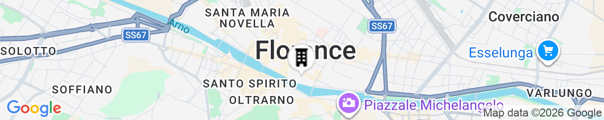 Map for Uffizi 3 bedrooms by Mmega