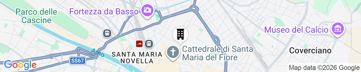 Map for Ricasoli Firenze Luxury Apartments | UNA Esperienze