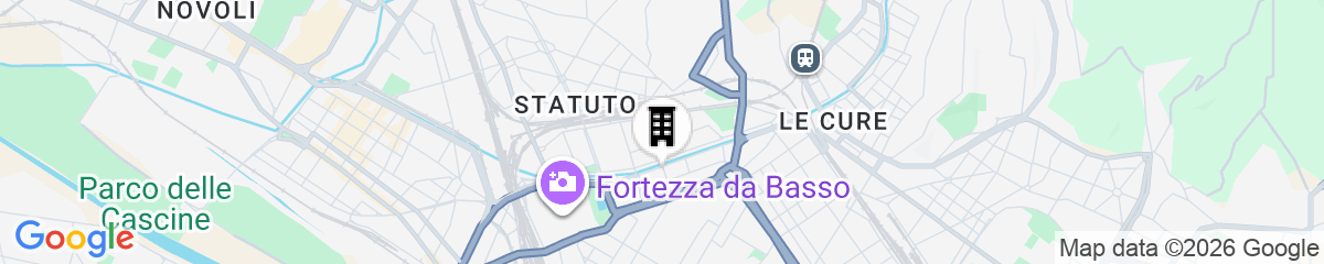 Map for Poliziano Apartment by Mmega