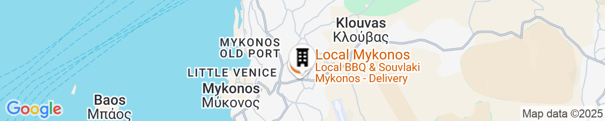 Map for Aeolos Resort Mykonos