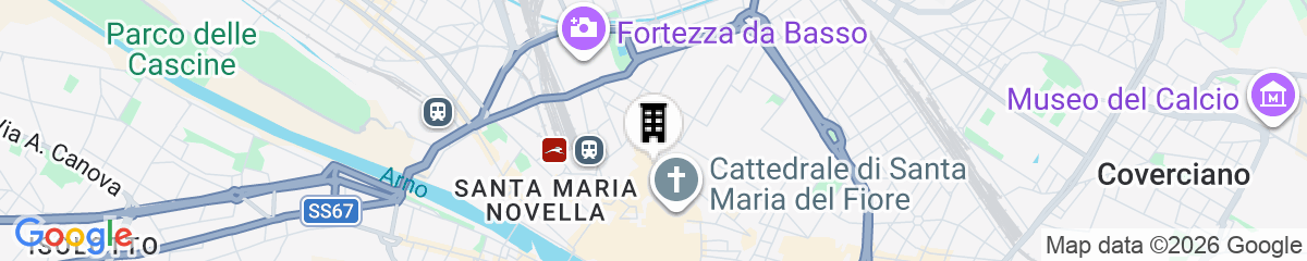 Map for Borgo La Noce Florence