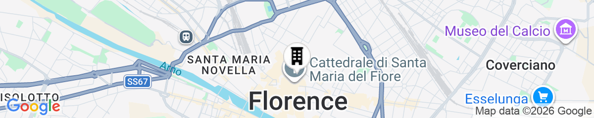 Map for Mamo Florence – David & Buonarroti Apartments