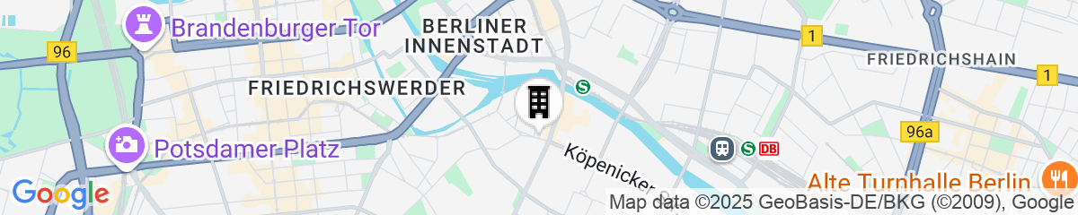 Map for Catalonia Berlin Mitte