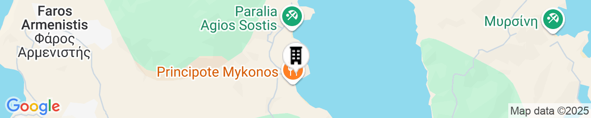 Map for Albatros Club Mykonos