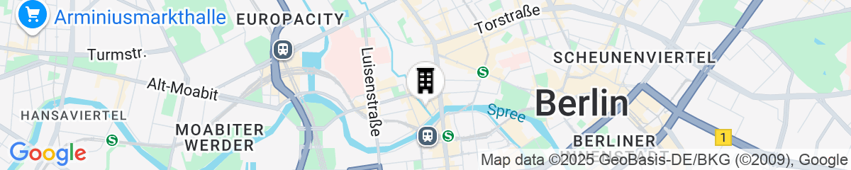 Map for Leonardo Hotel Berlin Mitte