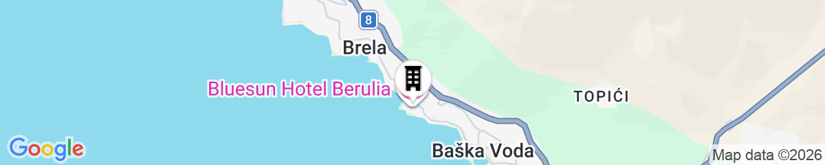 Map for Bluesun Mala Berulia