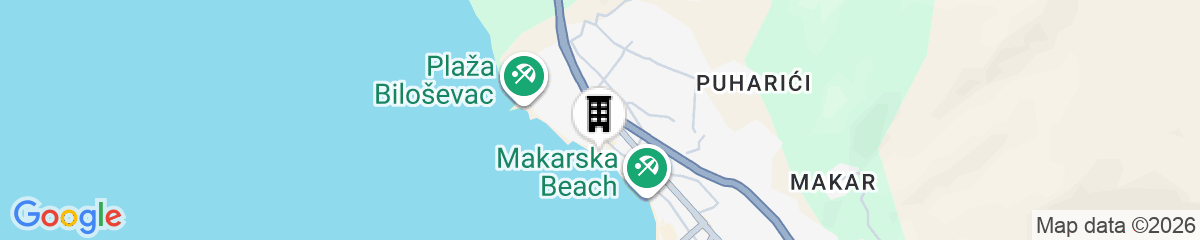 Map for Hotel Milenij
