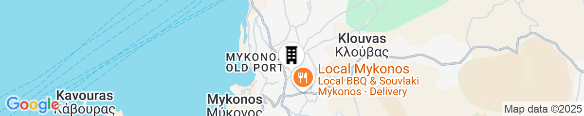 Map for A Hotel Mykonos