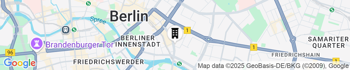 Map for The Social Hub Berlin