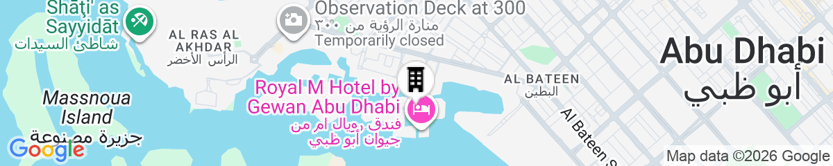 Map for The Abu Dhabi Edition