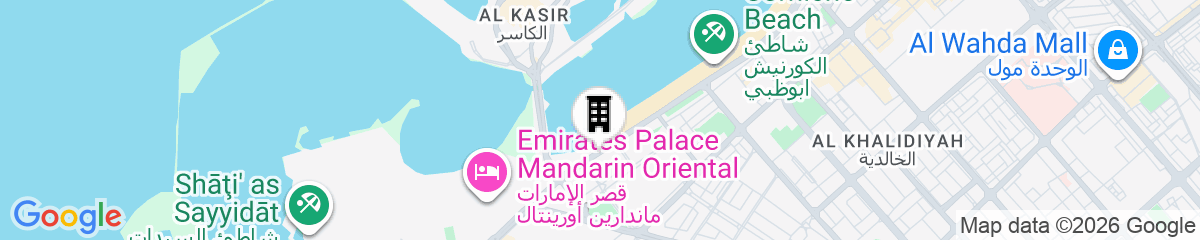 Map for The St. Regis Abu Dhabi