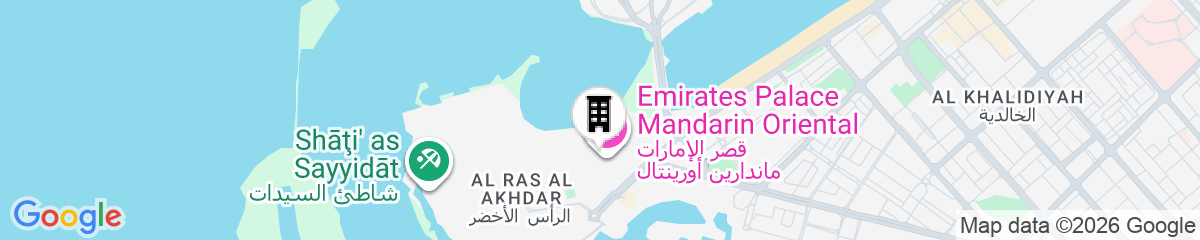 Map for Emirates Palace Mandarin Oriental, Abu Dhabi