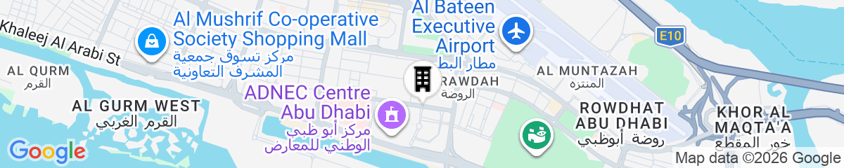Map for ANDAZ CAPITAL GATE ABU DHABI, BY HYATT