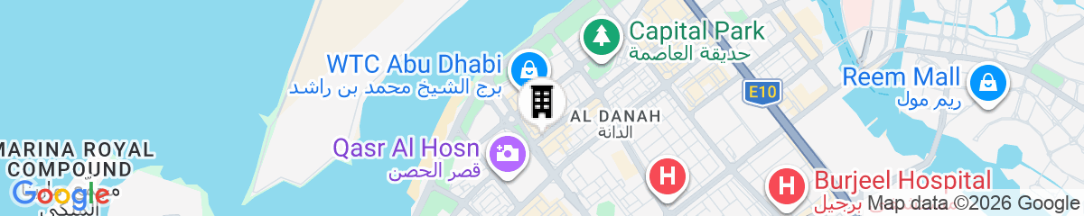 Map for Courtyard by Marriott World Trade Center Abu Dhabi