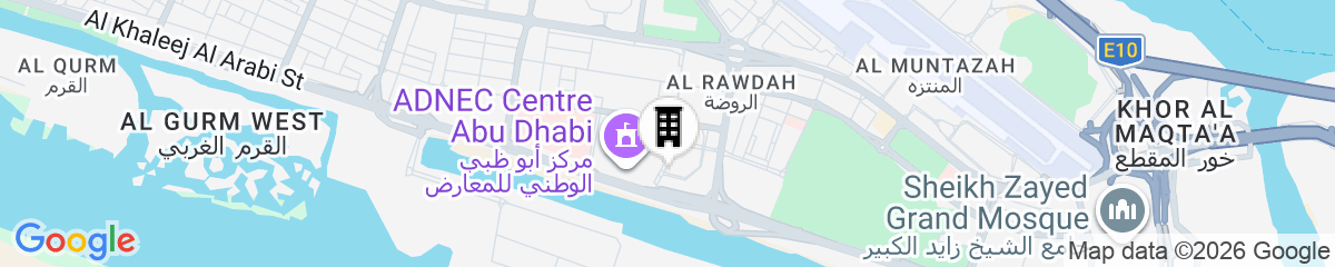 Map for Pearl Rotana Capital Centre