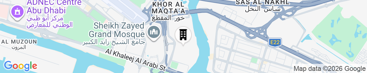Map for The Ritz-Carlton Abu Dhabi, Grand Canal