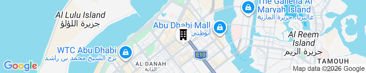 Map for Royal Rose Hotel Abu Dhabi, Curio Collection by Hilton