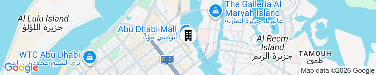 Map for Beach Rotana All Suites