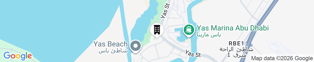 Map for Yas Plaza Circuit