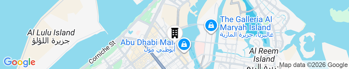 Map for Le Méridien Abu Dhabi Resort