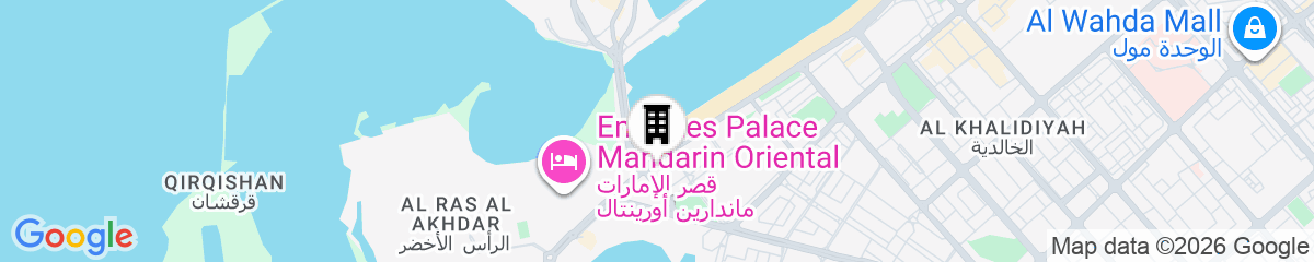 Map for Radisson Blu Hotel & Resort, Abu Dhabi Corniche