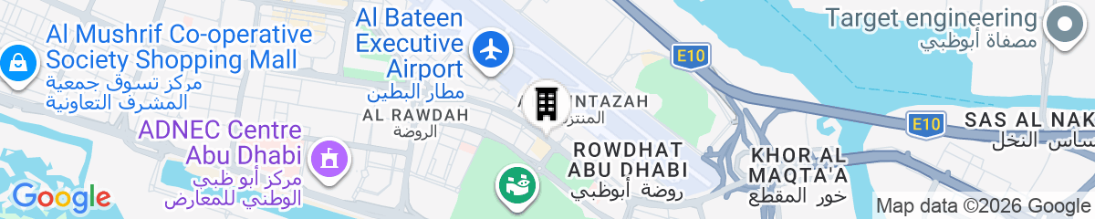Map for Millennium Al Rawdah Hotel