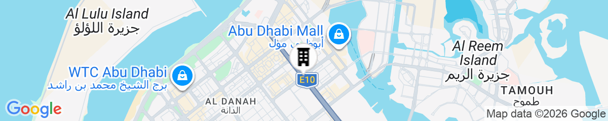 Map for Kingsgate Hotel Abu Dhabi by Millennium