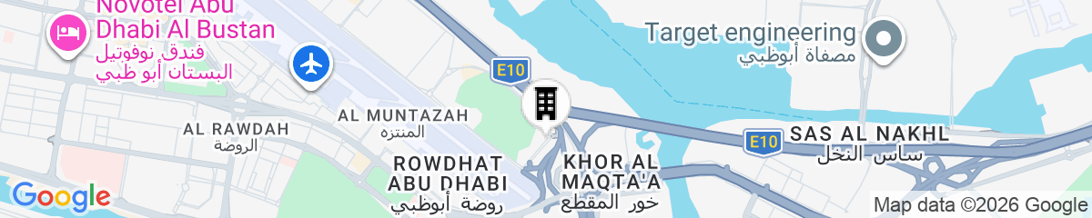 Map for Park Arjaan by Rotana