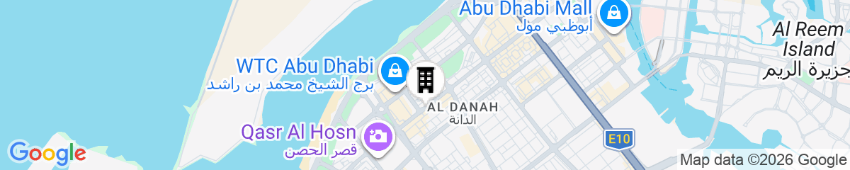 Map for Uptown Hotel Apartments Abu Dhabi by Gewan