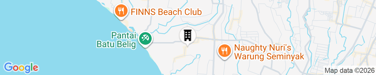 Map for Kerta Rama Seminyak