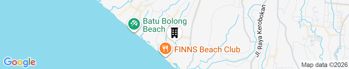 Map for Aahana Village Bali 