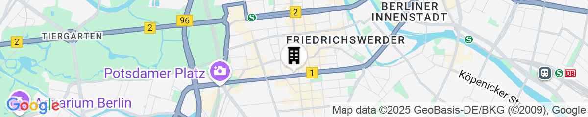 Map for NH Collection Berlin Mitte am Checkpoint Charlie