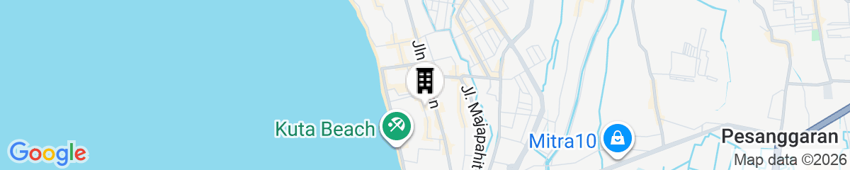 Map for Four Points By Sheraton Bali, Kuta