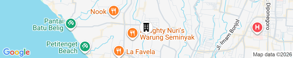 Map for Aldeoz Grand Kancana Villa Bali