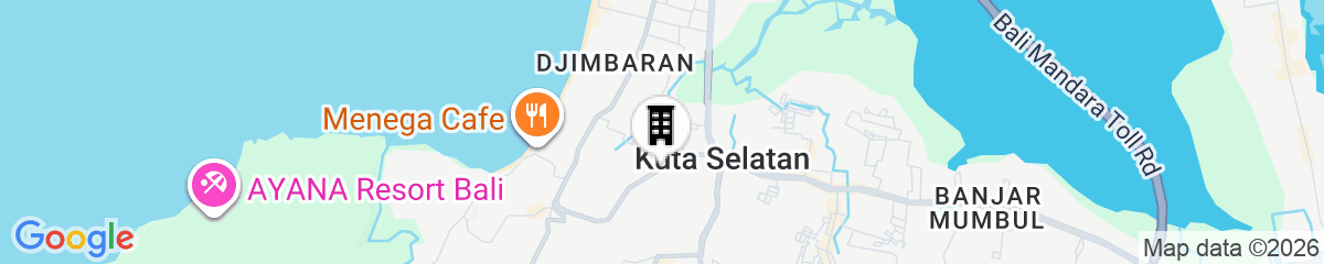 Map for Zuri Express Jimbaran